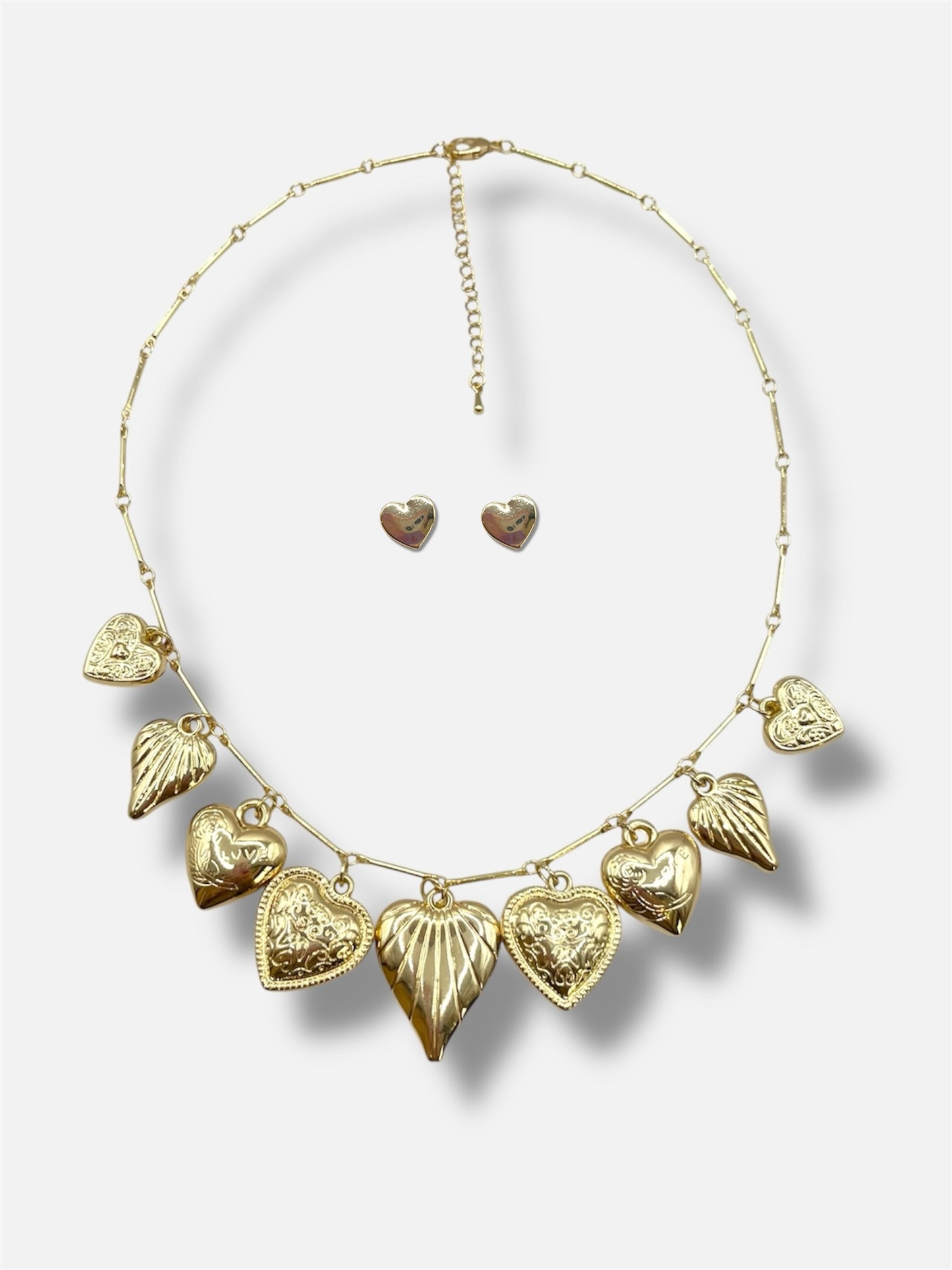 Set collar + aretes.