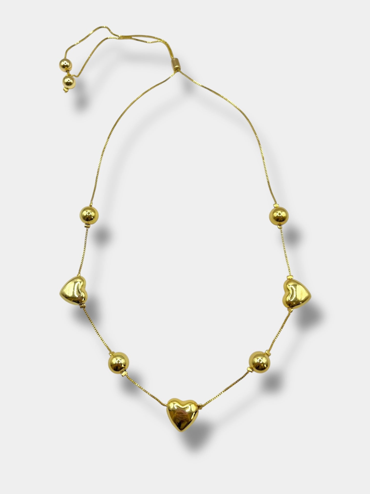 Collar corazones.