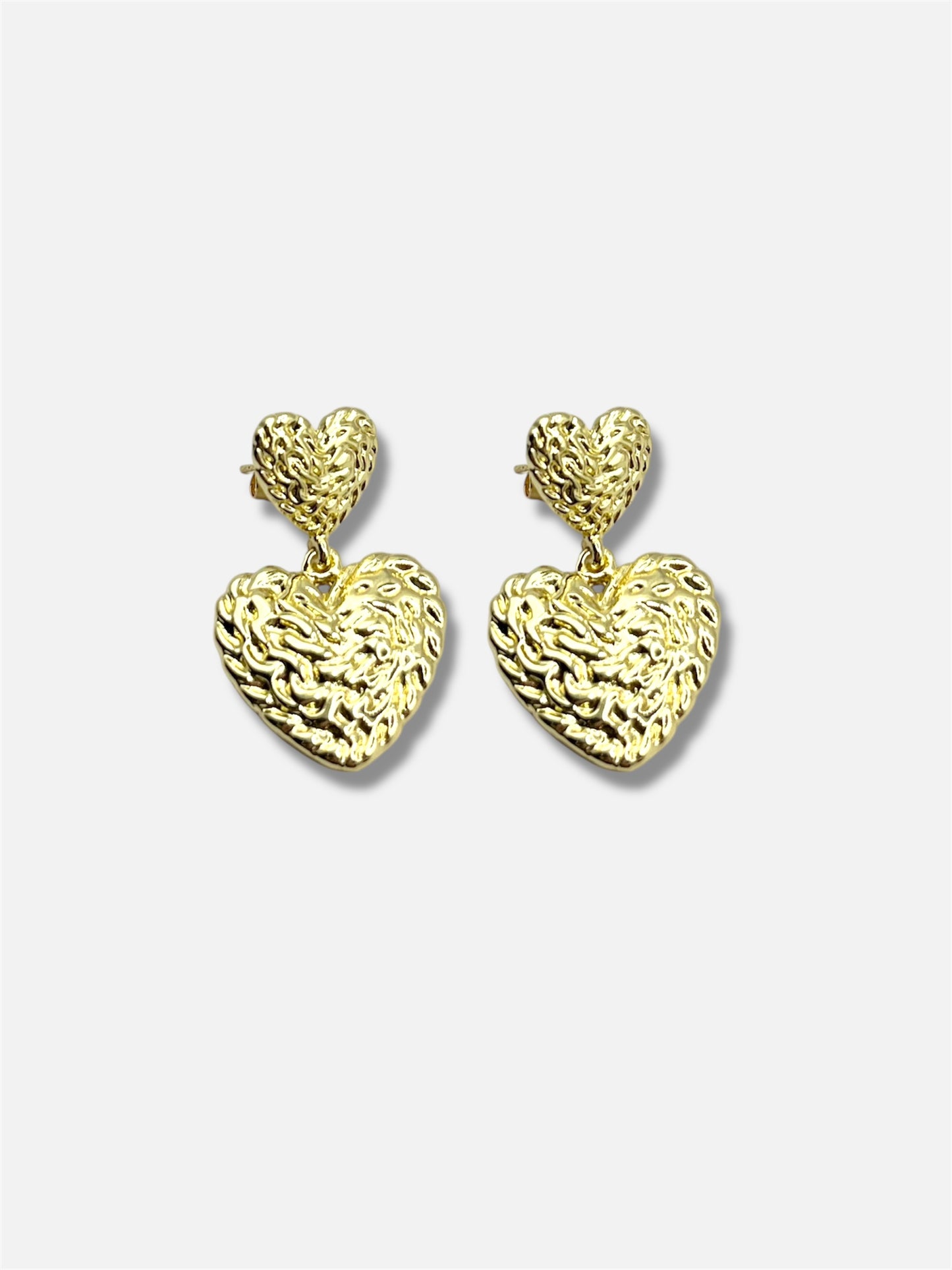Aretes corazón.