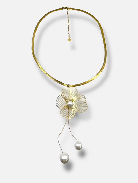 Collar flor.