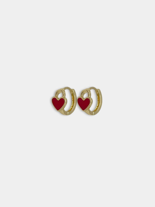 Aretes corazón