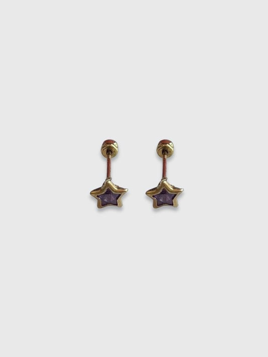 Aretes estrellas