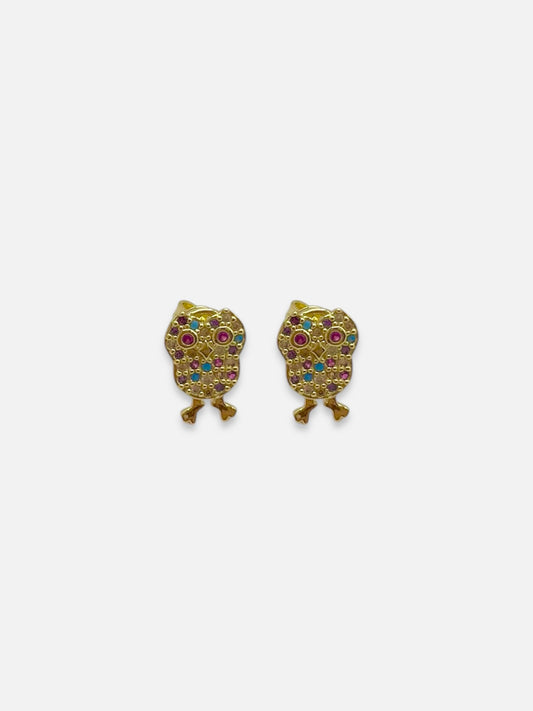 Aretes búho.