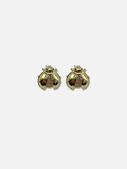 Aretes escarabajo.