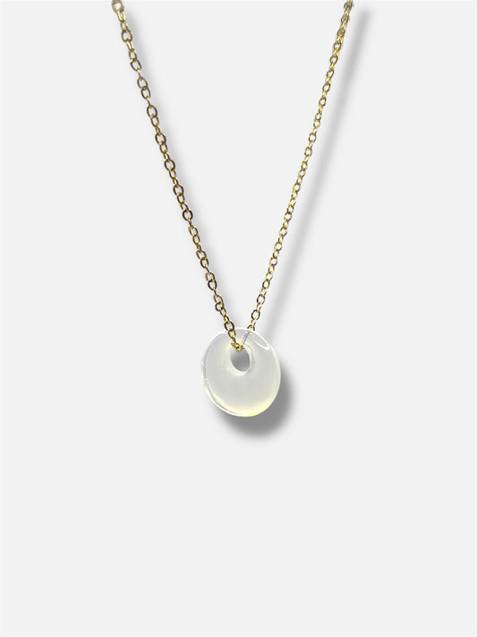 Collar piedra luna.