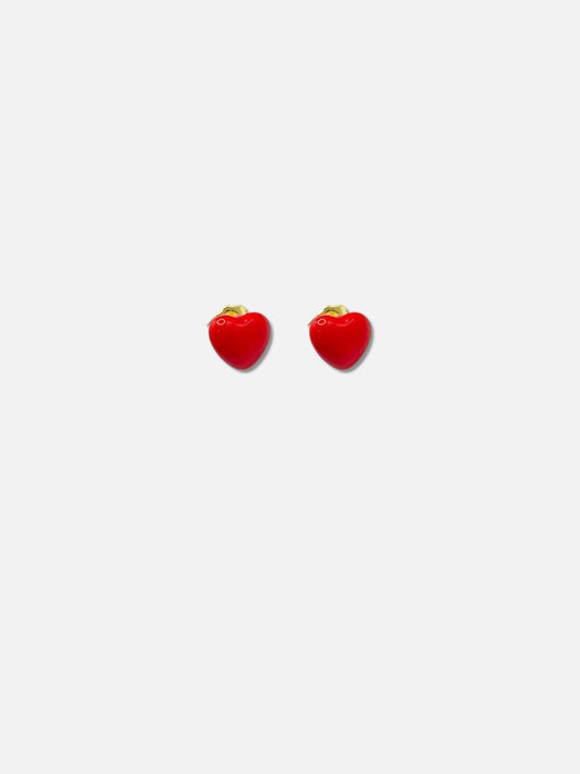 Aretes corazón.