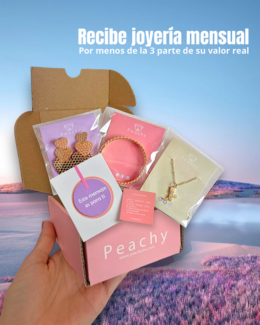 Peachy Box - Suscripción mensual de Joyería ✨