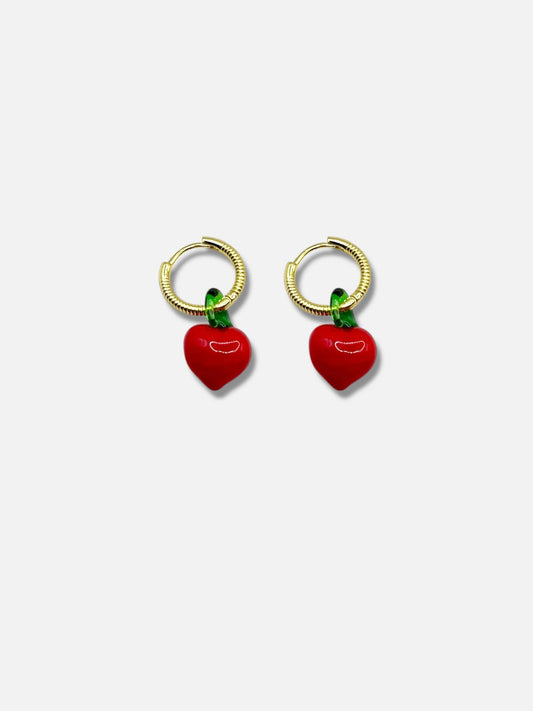 Aretes corazón.