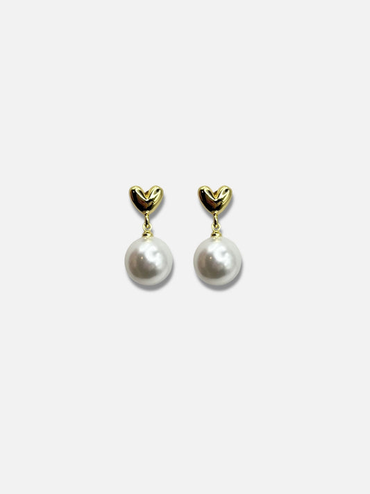 Aretes corazón.